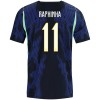 Camisola Brasil Raphinha 11 Equipamento Alternativa Mundial de 2026 Manga Curta