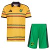 Camisola Jamaica Criança Equipamento Principal Mundial de 2026 Manga Curta Camisola Jamaica Criança Equipamento Principal Mundial de 2026 Manga Curta