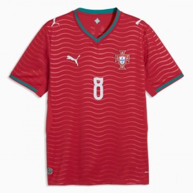 Camisola Portugal B. Fernandes 8 Equipamento Principal Mundial de 2026 Manga Curta