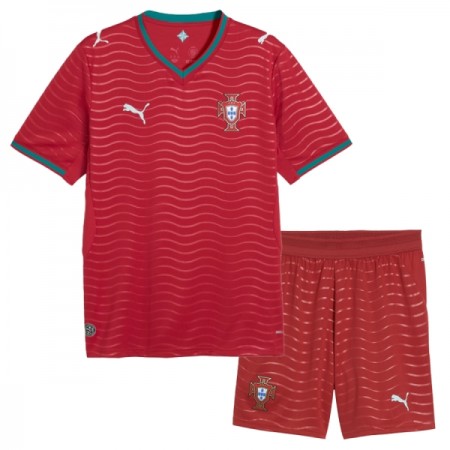 Camisola Portugal Criança Equipamento Principal Mundial de 2026 Manga Curta