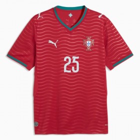 Camisola Portugal Nuno Mendes 25 Equipamento Principal Mundial de 2026 Manga Curta