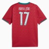 Camisola Portugal Rafael Leao 17 Equipamento Principal Mundial de 2026 Manga Curta