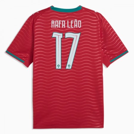 Camisola Portugal Rafael Leao 17 Equipamento Principal Mundial de 2026 Manga Curta