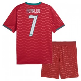 Camisola Portugal Ronaldo 7 Criança Equipamento Principal Mundial de 2026 Manga Curta