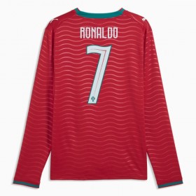 Camisola Portugal Ronaldo 7 Equipamento Principal Mundial de 2026 Manga Comprida