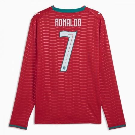 Camisola Portugal Ronaldo 7 Equipamento Principal Mundial de 2026 Manga Comprida