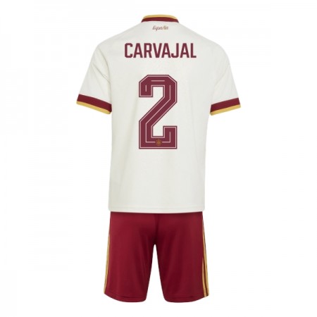 Camisola Espanha Carvajal 2 Criança Equipamento Alternativa Mundial de 2026 Manga Curta