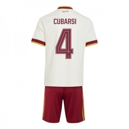 Camisola Espanha Cubarsi 4 Criança Equipamento Alternativa Mundial de 2026 Manga Curta