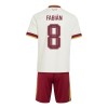 Camisola Espanha Fabian 8 Criança Equipamento Alternativa Mundial de 2026 Manga Curta