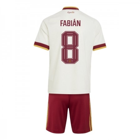 Camisola Espanha Fabian 8 Criança Equipamento Alternativa Mundial de 2026 Manga Curta