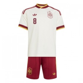 Camisola Espanha Fabian 8 Criança Equipamento Alternativa Mundial de 2026 Manga Curta