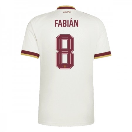 Camisola Espanha Fabian 8 Equipamento Alternativa Mundial de 2026 Manga Curta