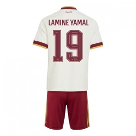 Camisola Espanha Lamine Yamal 19 Criança Equipamento Alternativa Mundial de 2026 Manga Curta
