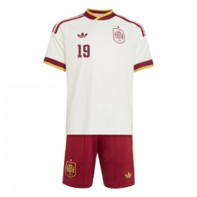 Camisola Espanha Lamine Yamal 19 Criança Equipamento Alternativa Mundial de 2026 Manga Curta