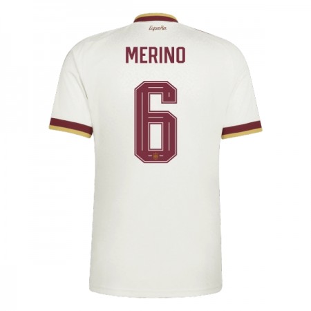 Camisola Espanha Merino 6 Equipamento Alternativa Mundial de 2026 Manga Curta