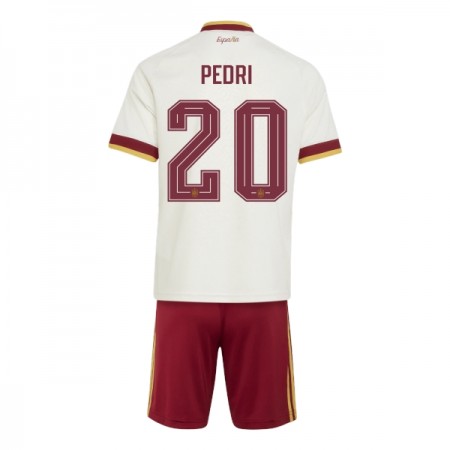 Camisola Espanha Pedri 20 Criança Equipamento Alternativa Mundial de 2026 Manga Curta