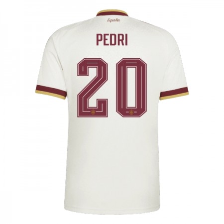 Camisola Espanha Pedri 20 Equipamento Alternativa Mundial de 2026 Manga Curta