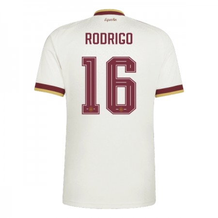 Camisola Espanha Rodrigo 16 Equipamento Alternativa Mundial de 2026 Manga Curta