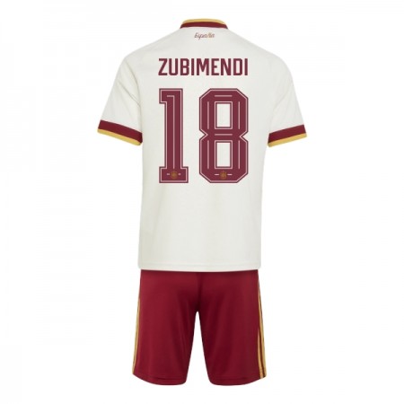 Camisola Espanha Zubimendi 18 Criança Equipamento Alternativa Mundial de 2026 Manga Curta