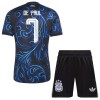Camisola Argentina De Paul 7 Criança Equipamento Alternativa Mundial de 2026 Manga Curta
