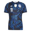 Camisola Argentina Di Maria 11 Criança Equipamento Alternativa Mundial de 2026 Manga Curta