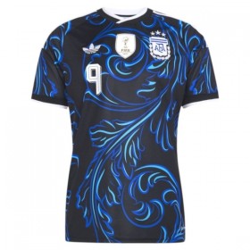 Camisola Argentina J. Alvarez 9 Criança Equipamento Alternativa Mundial de 2026 Manga Curta