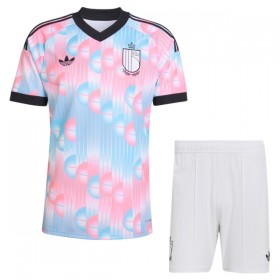 Camisola Bélgica Criança Equipamento Alternativa Mundial de 2026 Manga Curta