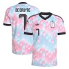 Camisola Bélgica De Bruyne 7 Equipamento Alternativa Mundial de 2026 Manga Curta