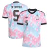 Camisola Bélgica De Cuyper 5 Equipamento Alternativa Mundial de 2026 Manga Curta