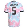 Camisola Bélgica De Cuyper 5 Equipamento Alternativa Mundial de 2026 Manga Curta
