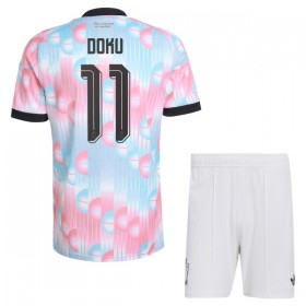 Camisola Bélgica Doku 11 Criança Equipamento Alternativa Mundial de 2026 Manga Curta