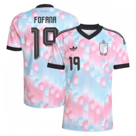 Camisola Bélgica Fofana 19 Equipamento Alternativa Mundial de 2026 Manga Curta