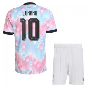 Camisola Bélgica Lukaku 10 Criança Equipamento Alternativa Mundial de 2026 Manga Curta