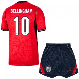 Camisola Inglaterra Bellingham 10 Criança Equipamento Alternativa Mundial de 2026 Manga Curta