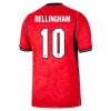 Camisola Inglaterra Bellingham 10 Criança Equipamento Alternativa Mundial de 2026 Manga Curta