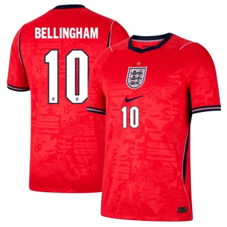 Camisola Inglaterra Bellingham 10 Equipamento Alternativa Mundial de 2026 Manga Curta