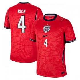 Camisola Inglaterra Rice 4 Equipamento Alternativa Mundial de 2026 Manga Curta