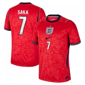 Camisola Inglaterra Saka 7 Equipamento Alternativa Mundial de 2026 Manga Curta