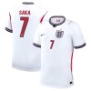 Camisola Inglaterra Saka 7 Equipamento Principal Mundial de 2026 Manga Curta