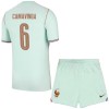 Camisola França Camavinga 6 Criança Equipamento Alternativa Mundial de 2026 Manga Curta