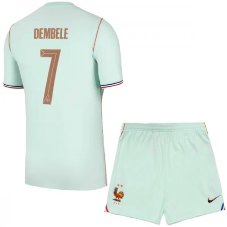 Camisola França O. Dembele 7 Criança Equipamento Alternativa Mundial de 2026 Manga Curta