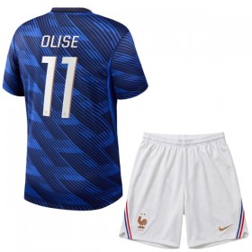Camisola França Olise 11 Criança Equipamento Principal Mundial de 2026 Manga Curta
