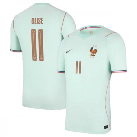 Camisola França Olise 11 Equipamento Alternativa Mundial de 2026 Manga Curta