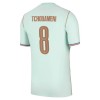 Camisola França Tchouameni 8 Criança Equipamento Alternativa Mundial de 2026 Manga Curta