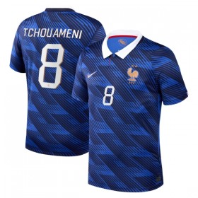 Camisola França Tchouameni 8 Equipamento Principal Mundial de 2026 Manga Curta
