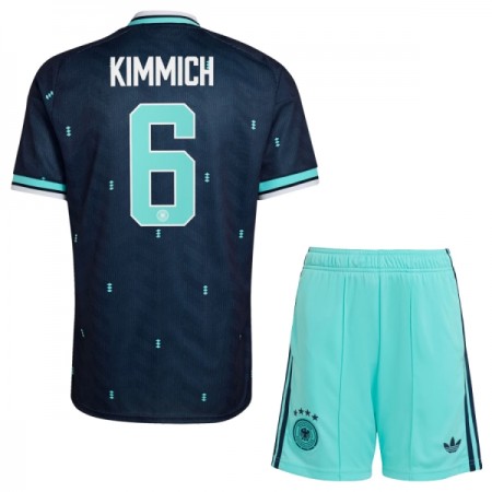 Camisola Alemanha Kimmich 6 Criança Equipamento Alternativa Mundial de 2026 Manga Curta