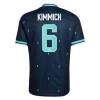 Camisola Alemanha Kimmich 6 Criança Equipamento Alternativa Mundial de 2026 Manga Curta