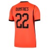 Camisola Holanda Dumfries 22 Equipamento Principal Mundial de 2026 Manga Curta