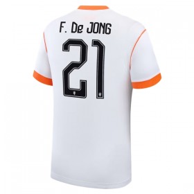 Camisola Holanda Frenkie de Jong 21 Equipamento Alternativa Mundial de 2026 Manga Curta