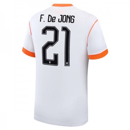 Camisola Holanda Frenkie de Jong 21 Equipamento Alternativa Mundial de 2026 Manga Curta